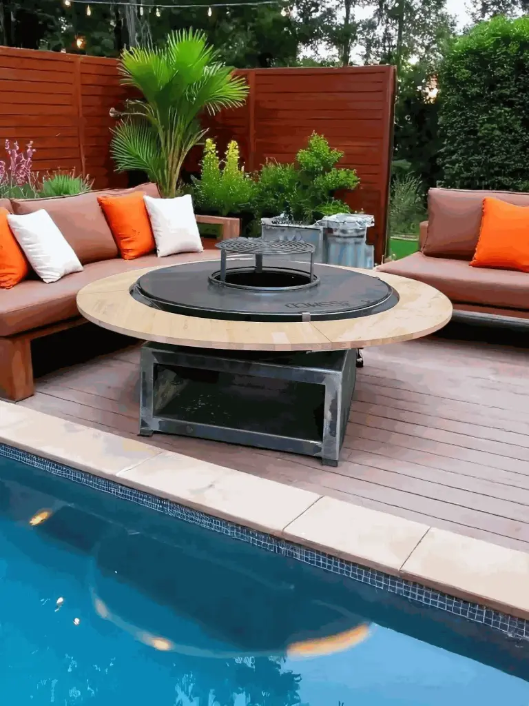 Brasero table basse 