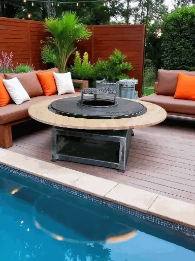 [B2R01] Brasero table basse 